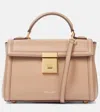 Demellier Womens Dark Sand F02 Paris Leather Shoulder Bag In Beige