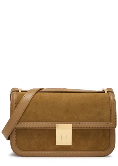 Demellier Paris Suede Cross-body Bag In Neutral