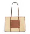 Demellier Raffia-leather Capri Tote Bag In Neutral