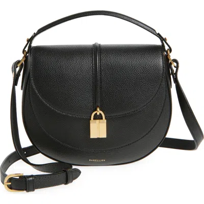 Demellier Siena Leather Saddle Crossbody Bag In Multicolor