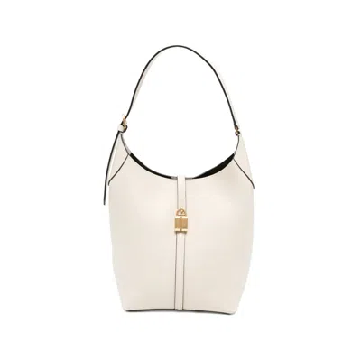 Demellier Siena Padlock-detail Shoulder Bag In Neutral