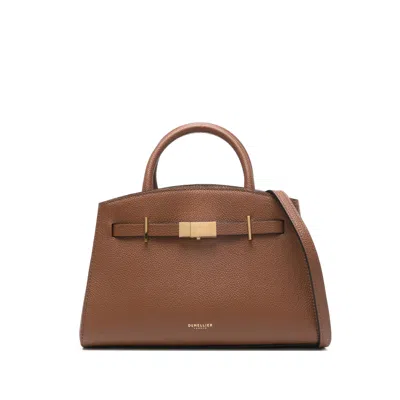 Demellier Small Hudson Tote Bag In Brown