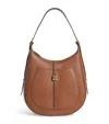 Demellier Small Leather Siena Shoulder Bag In Sand