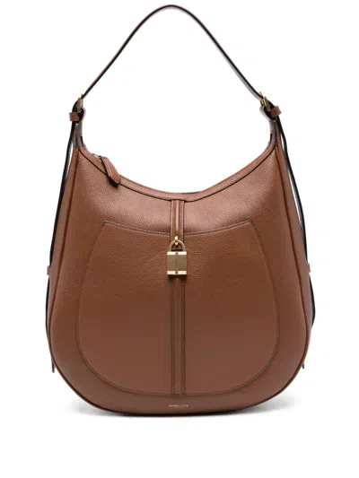 Demellier Small Siena Padlock-detail Shoulder Bag