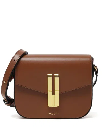 Demellier Small Vancouver Shoulder Bag In 褐色