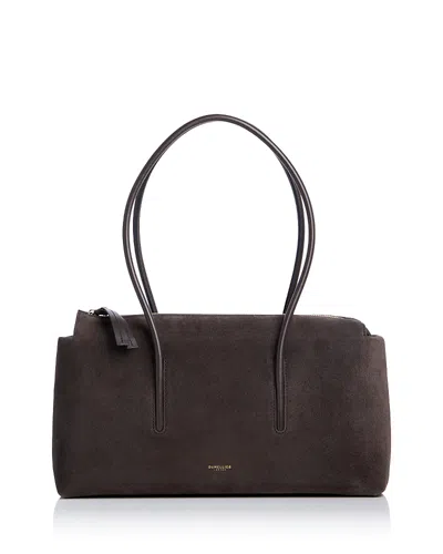 Demellier Stockholm Leather Shoulder Bag In Brown