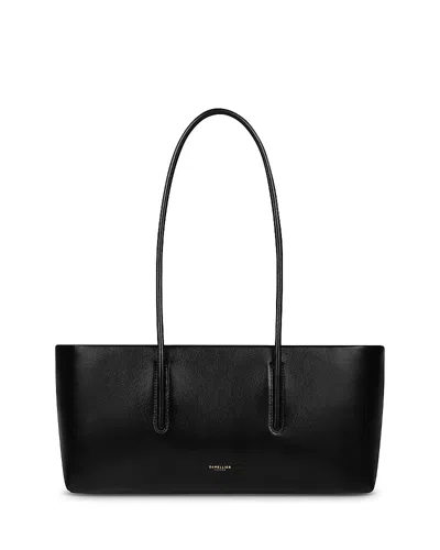 Demellier Stockholm Leather Shoulder Bag In Black