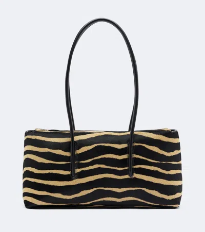 Demellier Stockholm Small Calf Hair Shoulder Bag In Multicoloured