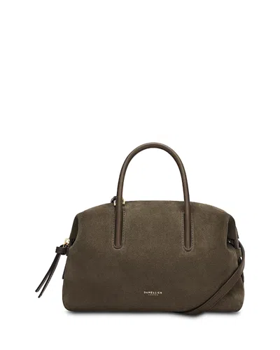 Demellier Stockholm Small Leather Duffle Bag In Brown