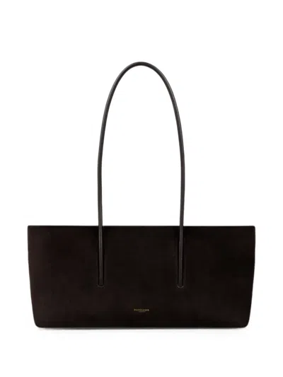 Demellier Stockholm Suede Shoulder Bag In Purple