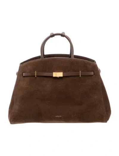Pre-owned Demellier Suede Hudson In Brown