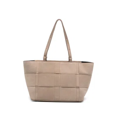 Demellier The Floren Tote Bag In Beige