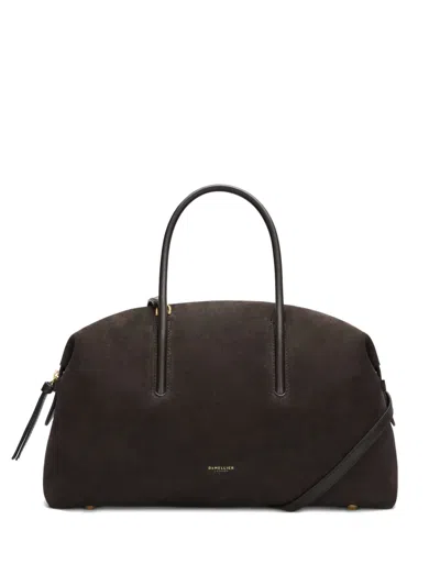 Demellier The Midi Stockholm Tote Bag In Brown