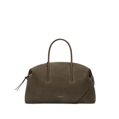 Demellier The Midi Stockholm Tote Bag In Brown