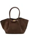 Demellier The New York Croc-embossed Tote Bag In Brown