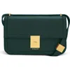 Demellier The Paris Crossbody Bag In Forest Green W/be F02