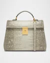 Demellier The Paris Midi Leather Top-handle Bag
