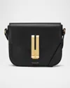 Demellier Womens Black The Small Vancouver Leather Cross-body Bag