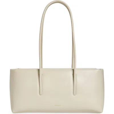Demellier The Stockholm Leather Shoulder Bag In Gray