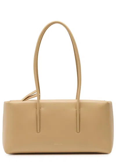 Demellier The Stockholm Leather Shoulder Bag In Natural