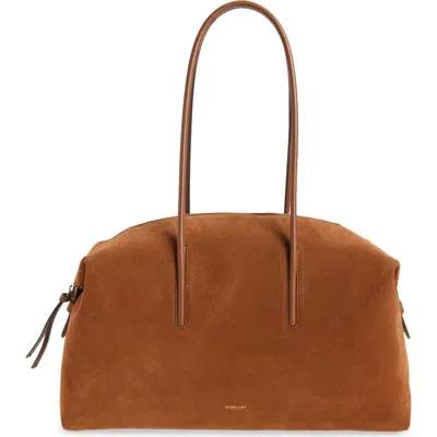 Demellier The Stockholm Leather Top Handle Bag In Brown