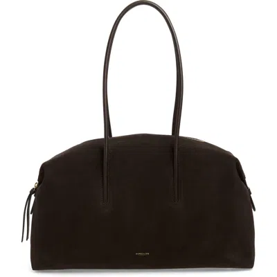 Demellier The Stockholm Leather Top Handle Bag In Black