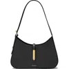 Demellier Tokyo Smooth Leather Shoulder Bag In Black