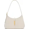 Demellier Tokyo Smooth Leather Shoulder Bag In Off White F03