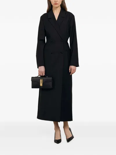 Demellier The Vancouver Clutch Bag In Black