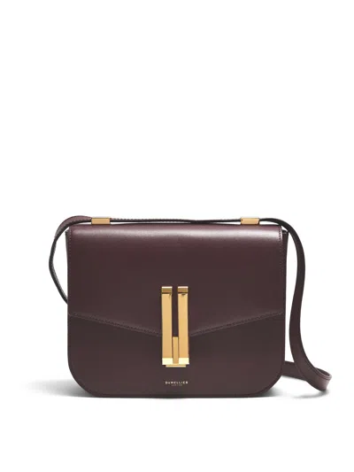 Demellier The Vancouver Crossbody Bag In Burgundy