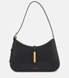Demellier Large Tokyo Smooth Leather Shoulder Bag In Black