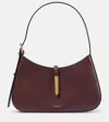 Demellier Tokyo Leather Shoulder Bag In Burgundy