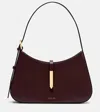Demellier Tokyo Leather Shoulder Bag In Burgundy
