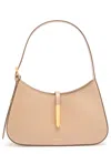 Demellier Tokyo Leather Shoulder Bag In Sand