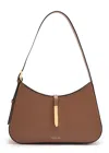 Demellier Tokyo Smooth Leather Shoulder Bag In Tan