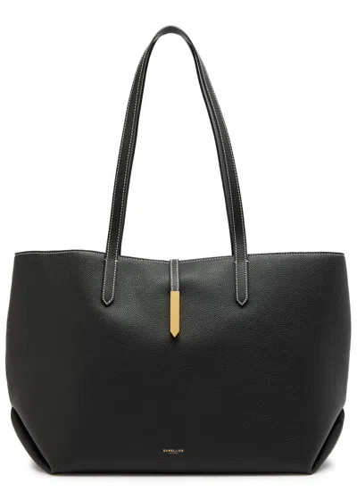 Demellier Tokyo Leather Tote In Black