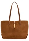 Demellier Tokyo Leather Tote In Brown
