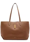 Demellier Tokyo Leather Tote In Tan