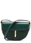 Demellier Tokyo Saddle Leather Cross-body Bag In Dark Green