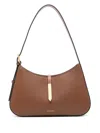 Demellier Tokyo Smooth Leather Shoulder Bag In Brown