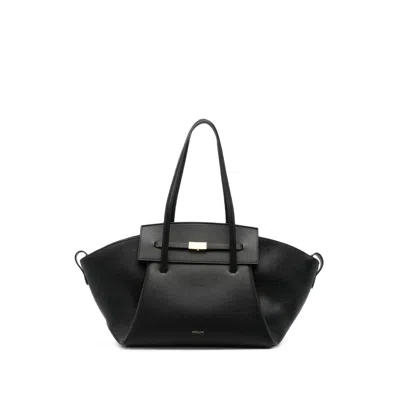 Demellier Tote Bags In Black