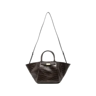 Demellier Tote Bags In Brown