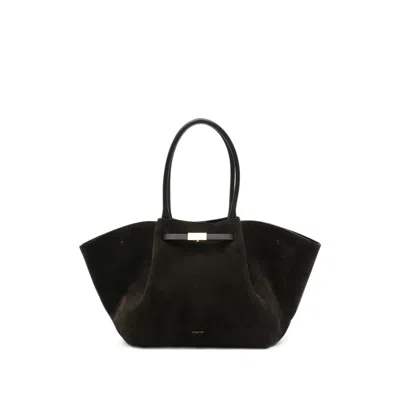 Demellier Tote Bags In Brown