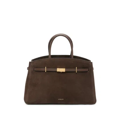 Demellier Tote Bags In Brown