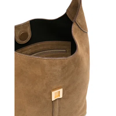 Demellier Tote Bags In Brown