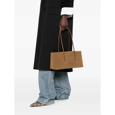 Demellier Tote Bags In Brown