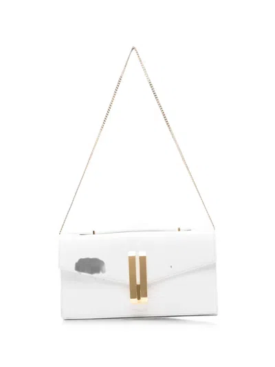 Demellier Vancouver Clutch Bag In White