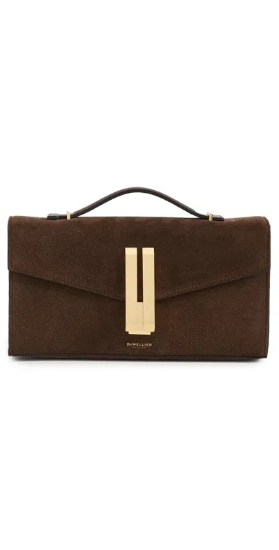 Demellier Vancouver Clutch Handbag Mocha/mocha In Brown