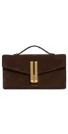 Demellier Vancouver Clutch Mocha In Brown
