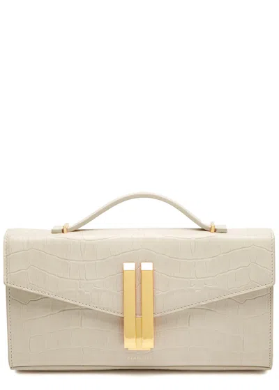 Demellier Vancouver Crocodile-effect Leather Top Handle Bag In Pattern